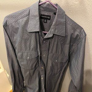 Men's Long sleeve dress button up shirt